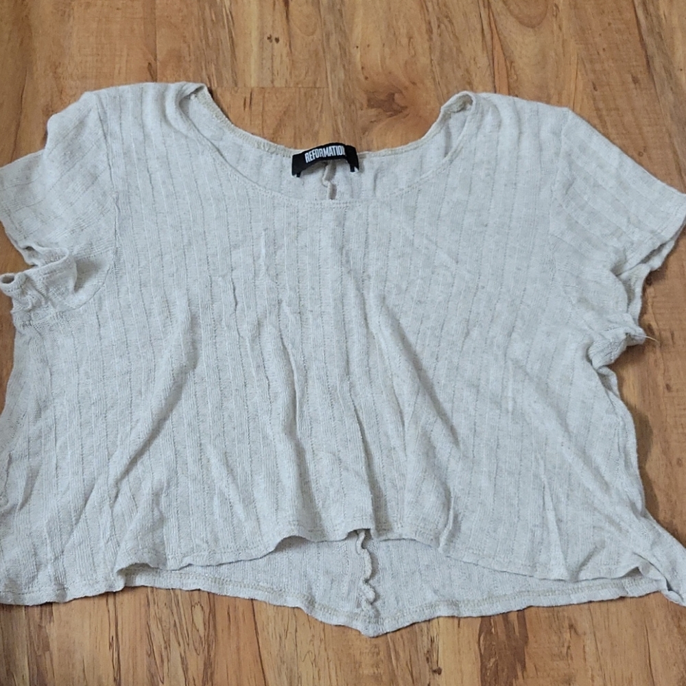 Reformation Sliver Top Size L
